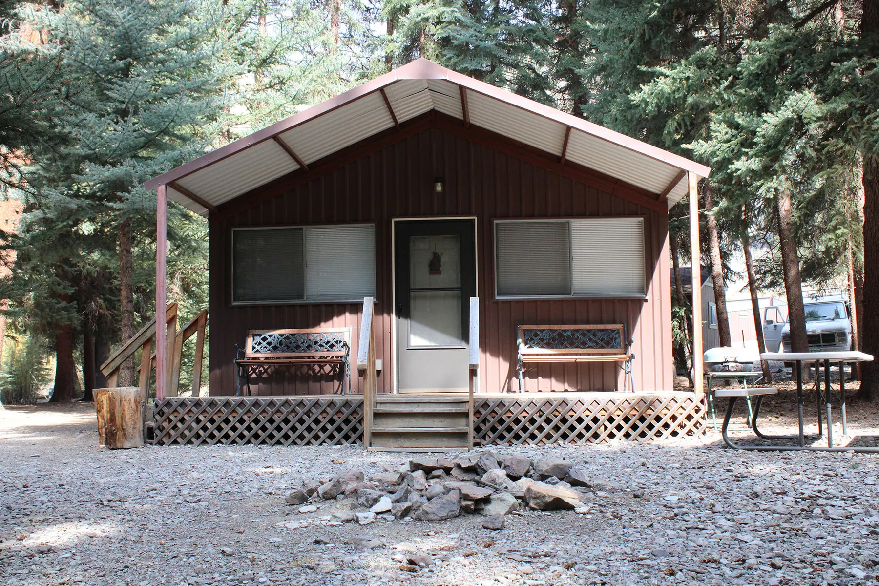 River Woods Cabin Exterior